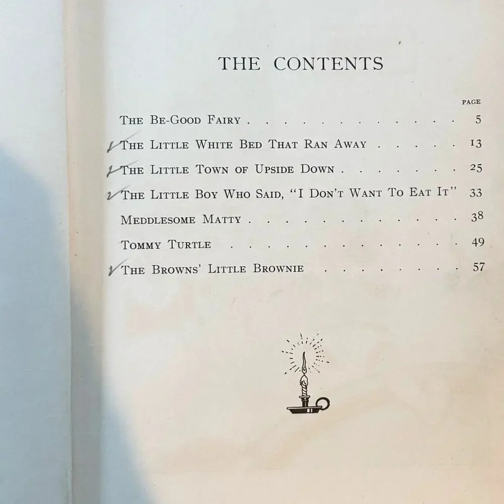 1935 Ed. Tucked-In Tales Book by Patten Beard, Rand McNally, Hardcover